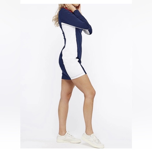 NWT Reebok Rugby Dress Colour-Block Athletic Dress Long Sleeves - Picture 11 of 15
